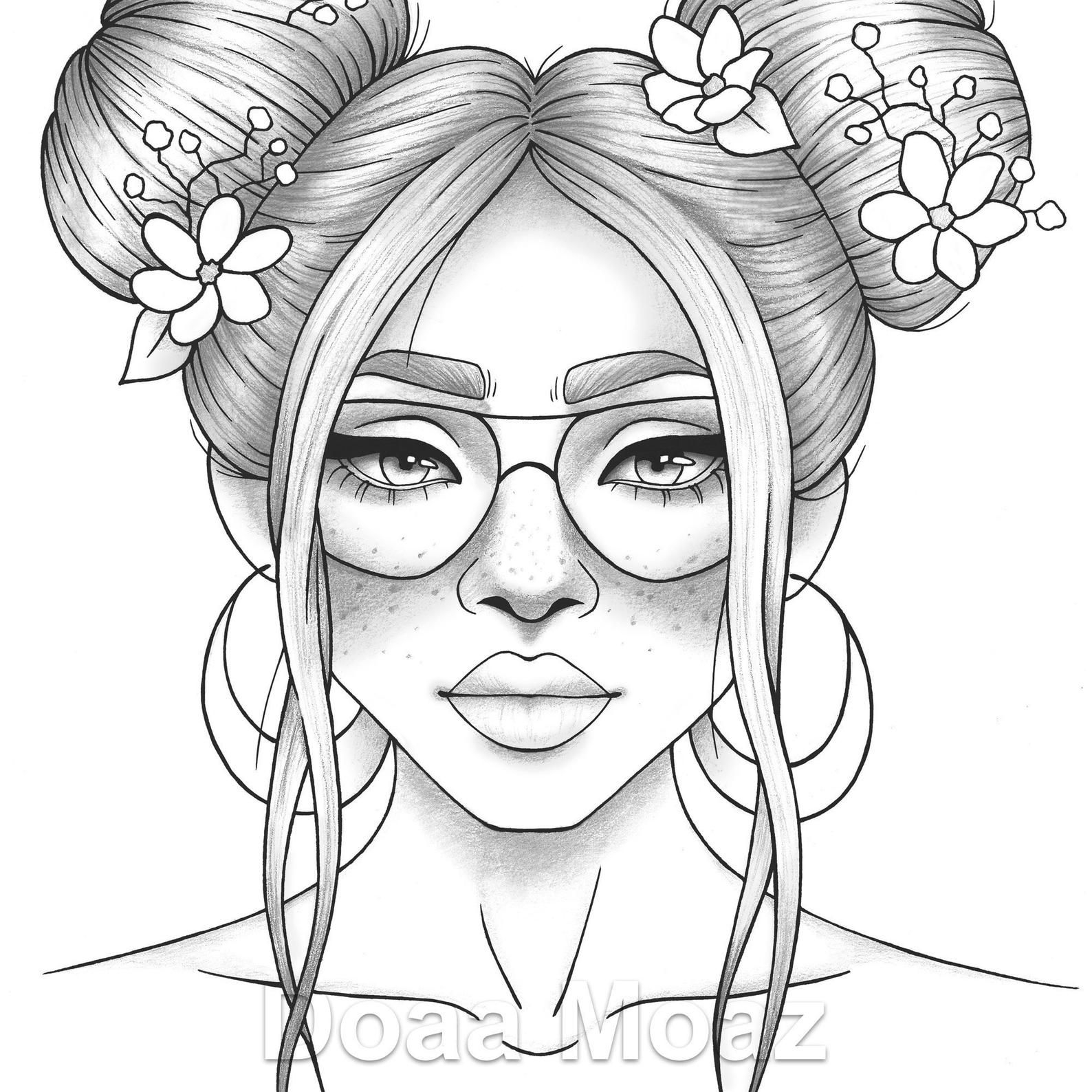 Coloring Pages Of Girls Printable