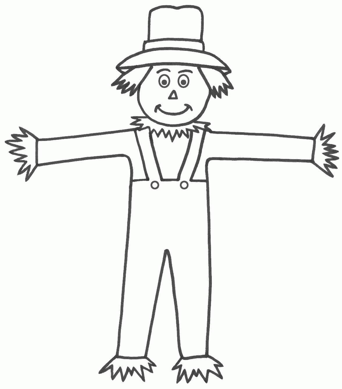 Scarecrow Coloring Page