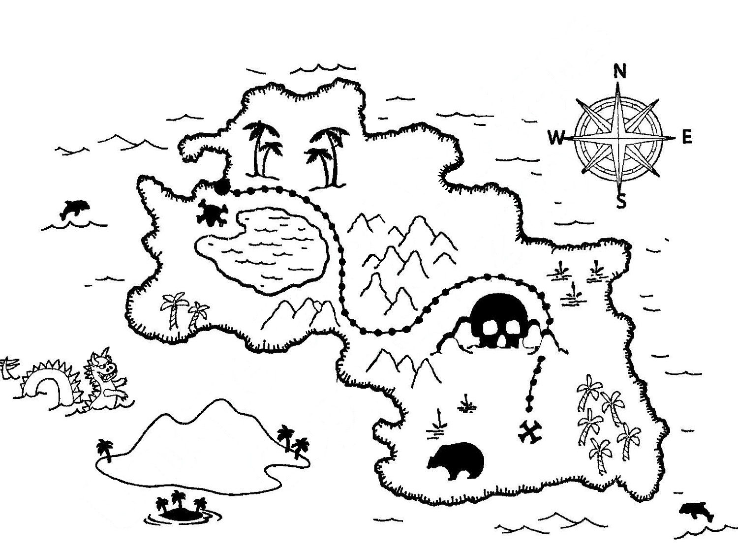 Free Printable Map Coloring Pages