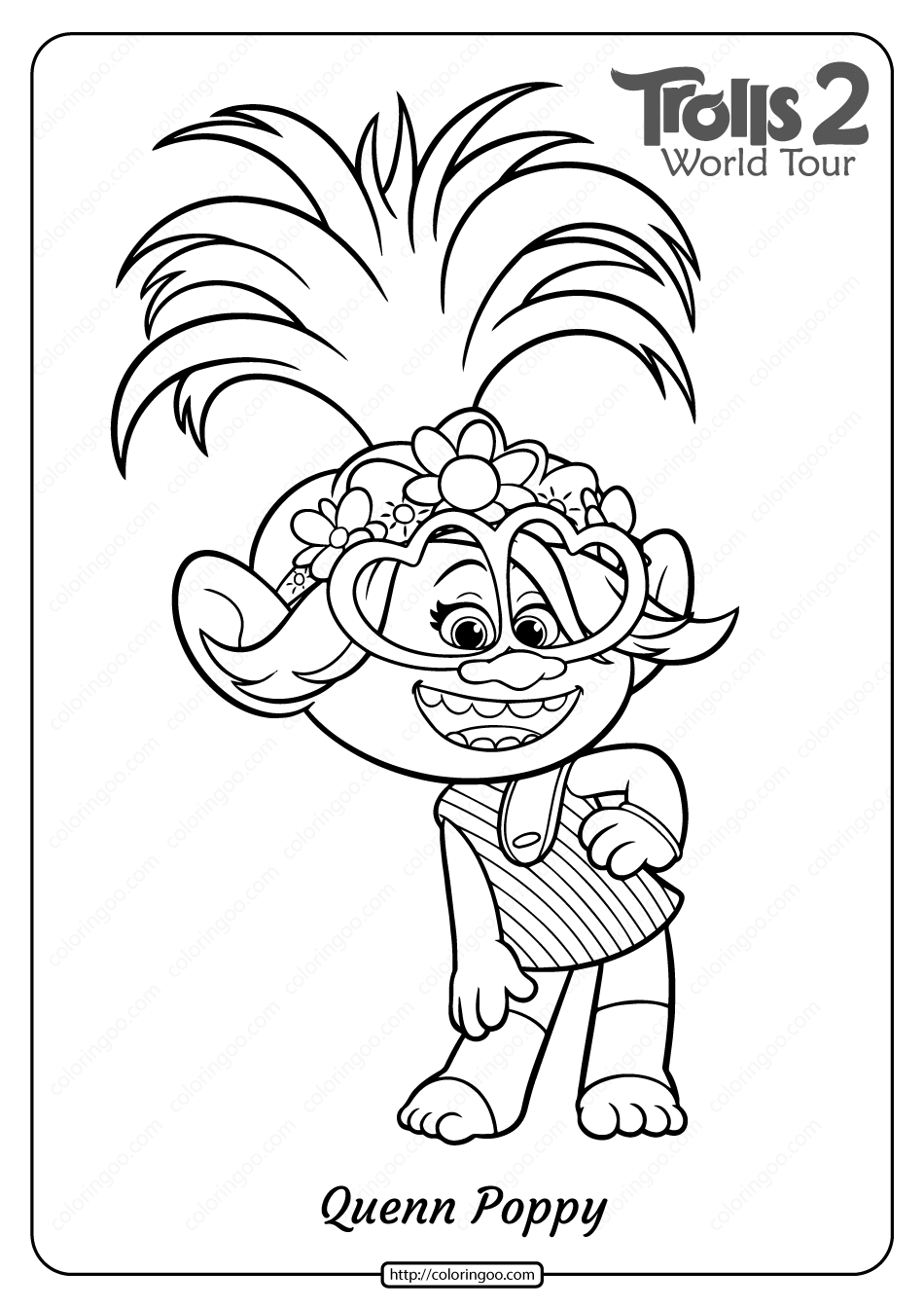 Coloring Pages Poppy