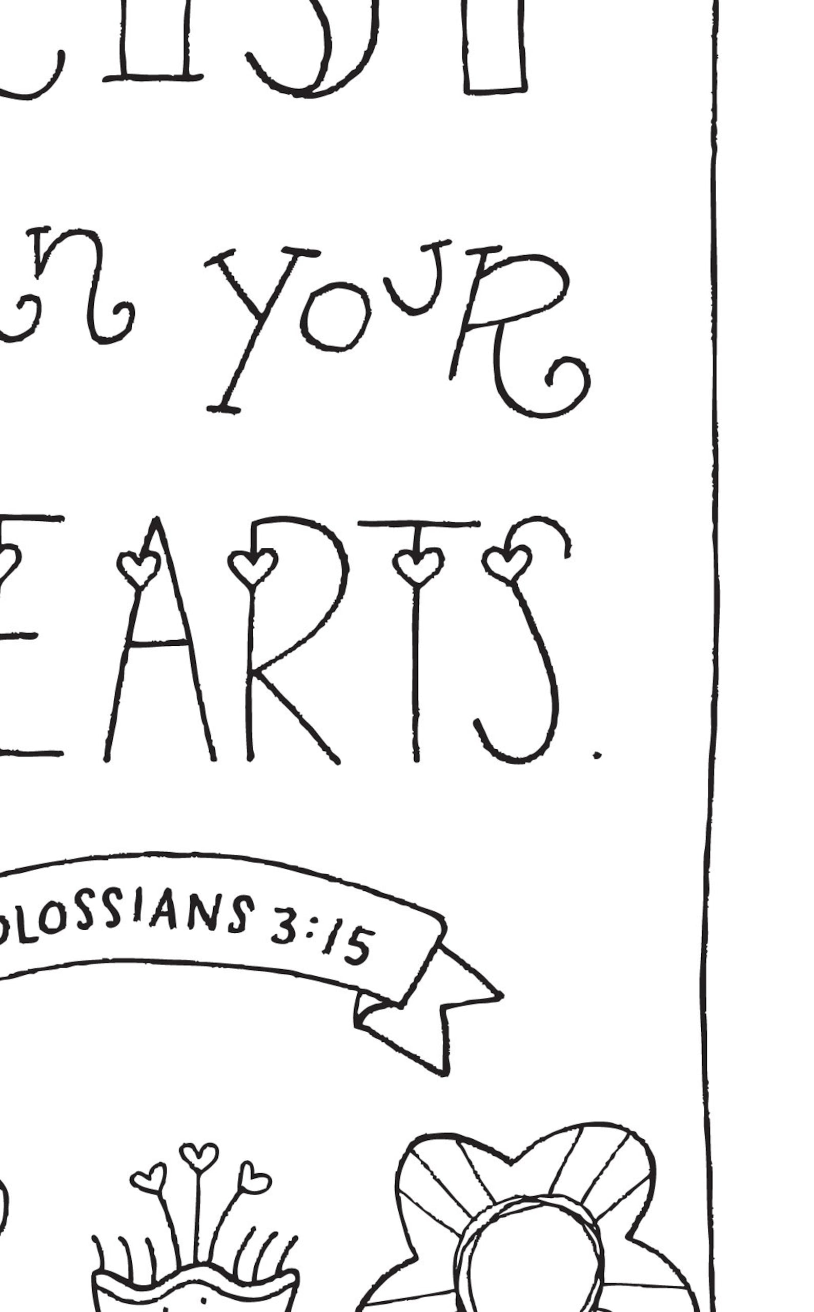 Colossians 3:23 Coloring Page