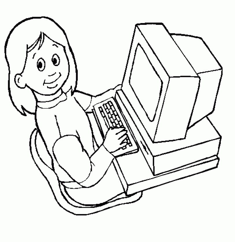 Computer Coloring Pages Best Coloring Pages For Kids