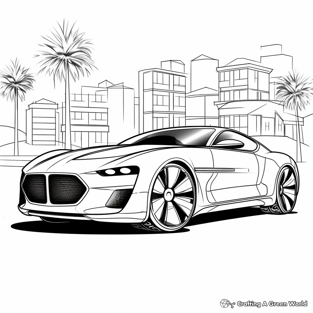 Cool Car Coloring Pages Free Printable
