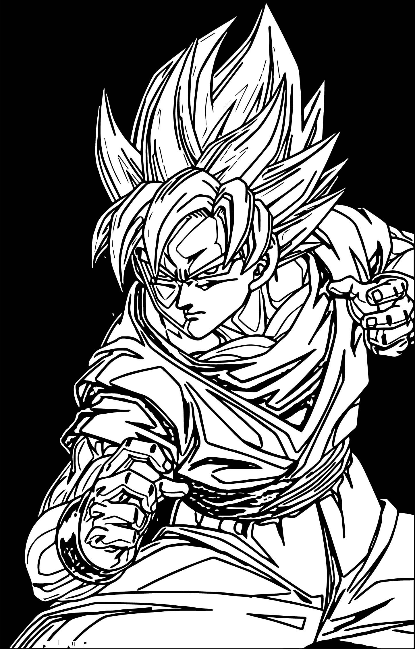 Goku Coloring Pages