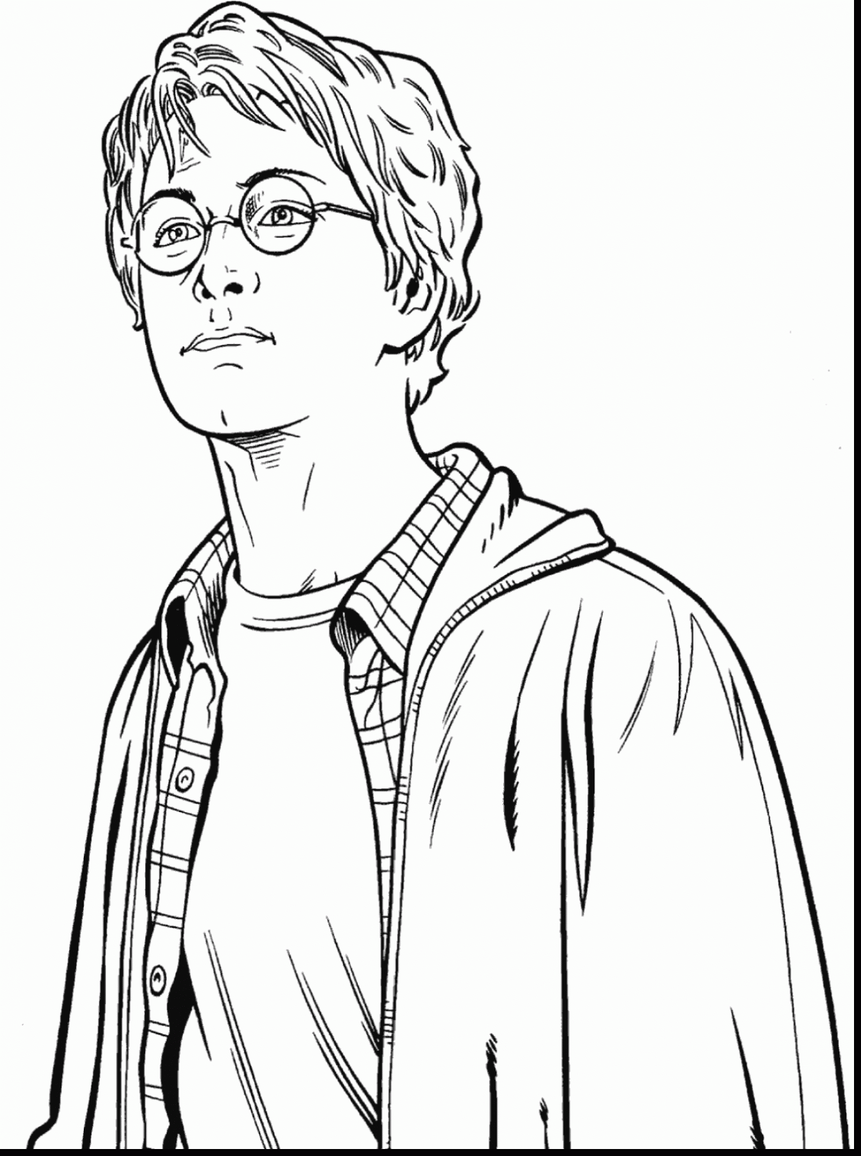 Cool Harry Potter Coloring Page Free Printable Coloring Pages For Kids