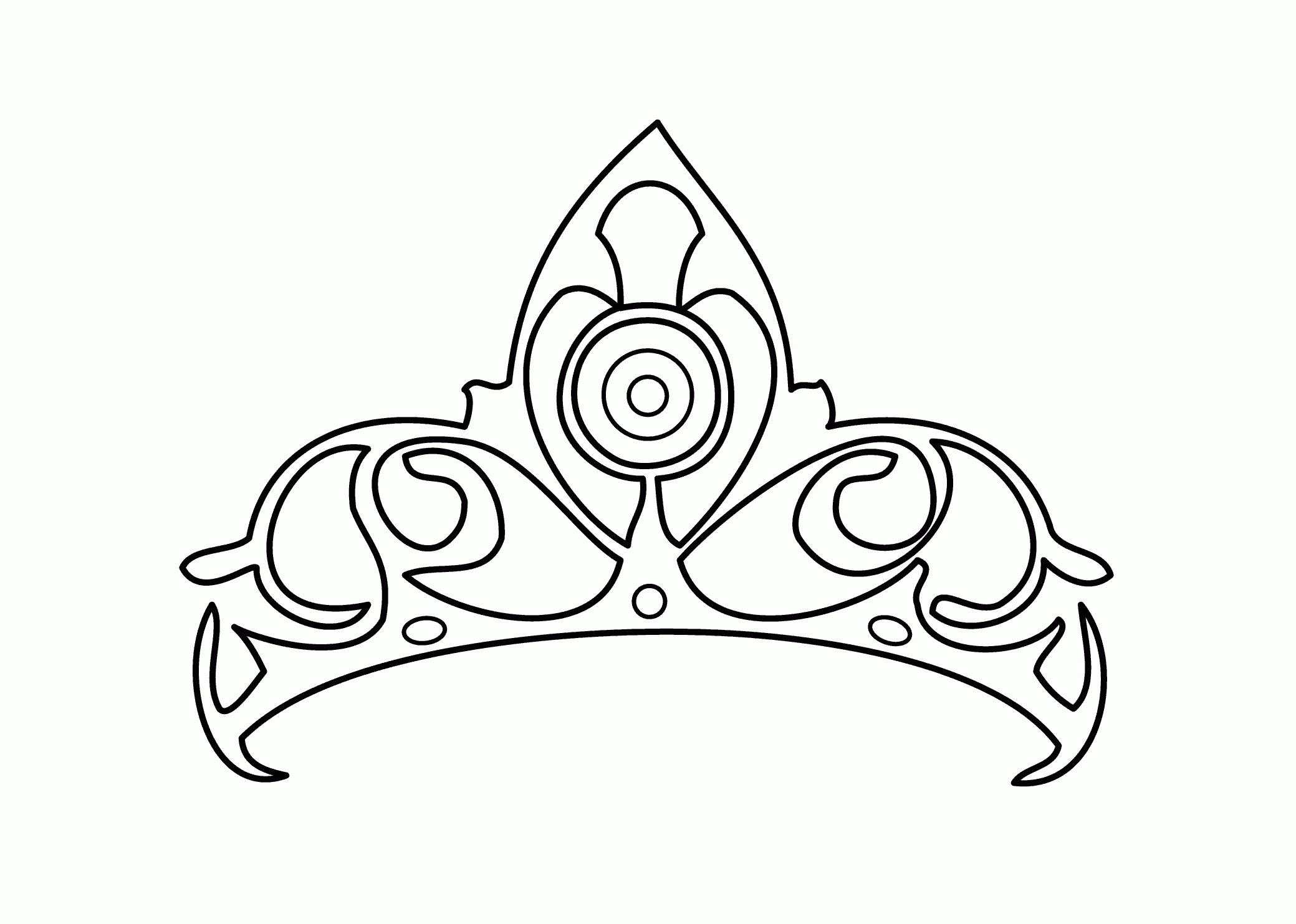 Crown Coloring Pages To Download And Print For Free
