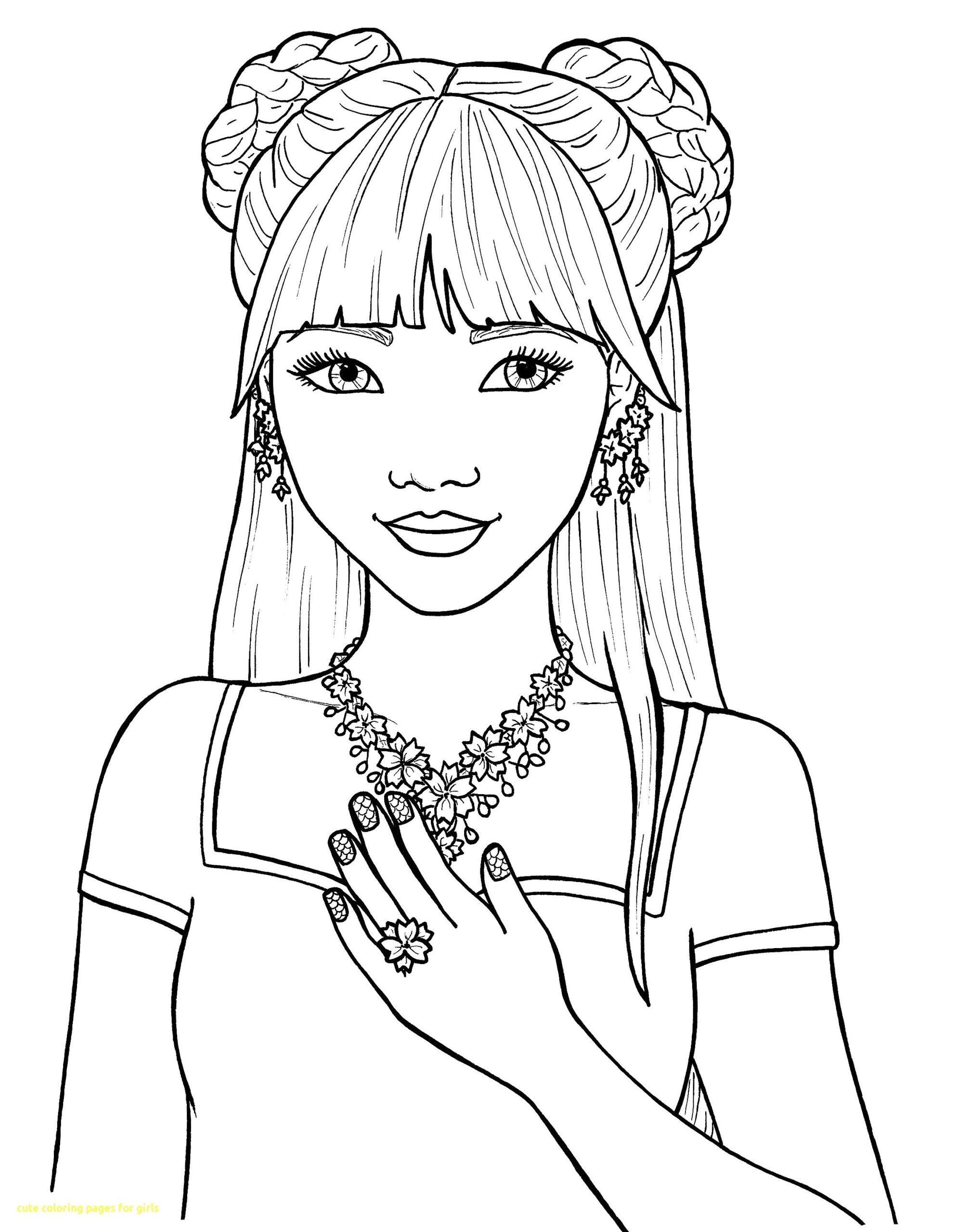 Cute Coloring Pages For Girls With Of Inside Teens Teenage Coloring Pages For Girls Cute