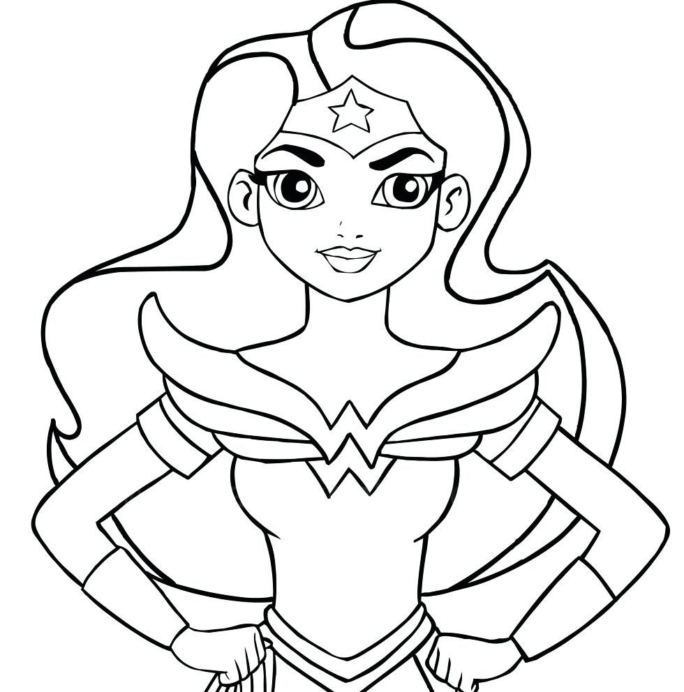 Dc Superhero Girls Coloring Page
