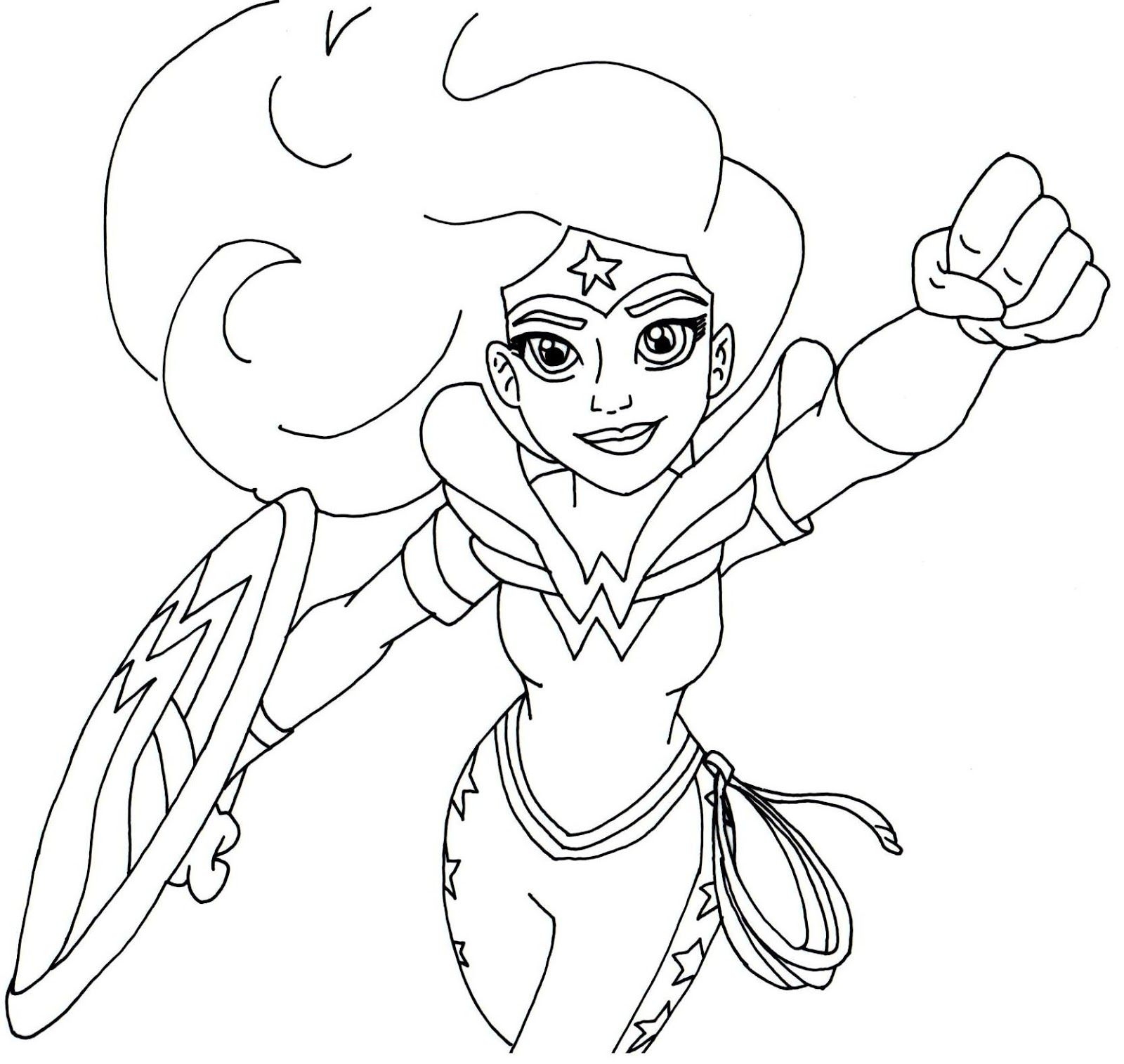 DC Superhero Girls Coloring Pages Best Coloring Pages For Kids