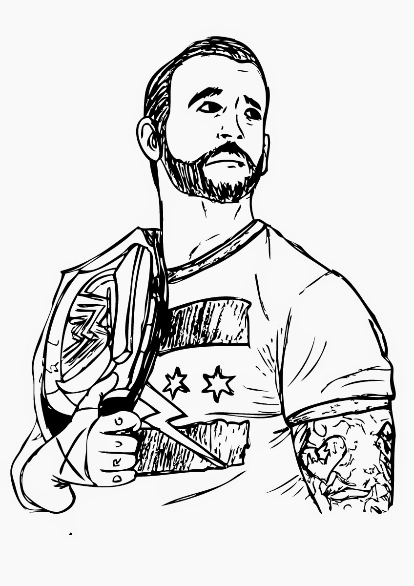 Dean Ambrose Coloring Pages