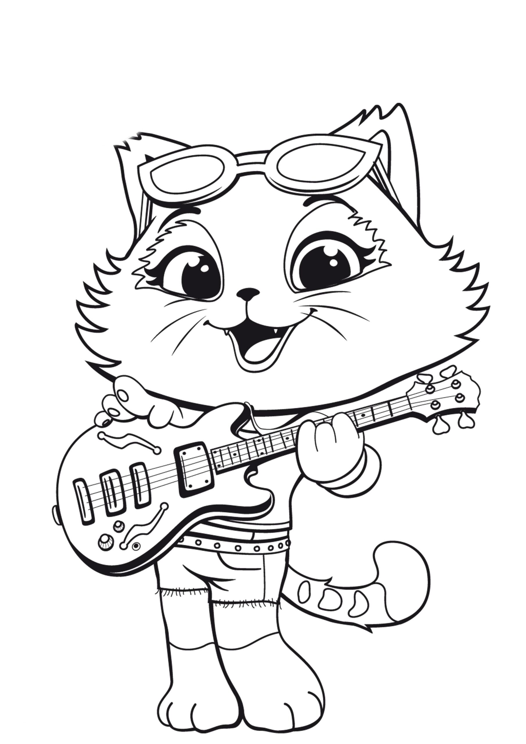 Derekthoughts 30 Cat Coloring Pages Pictures