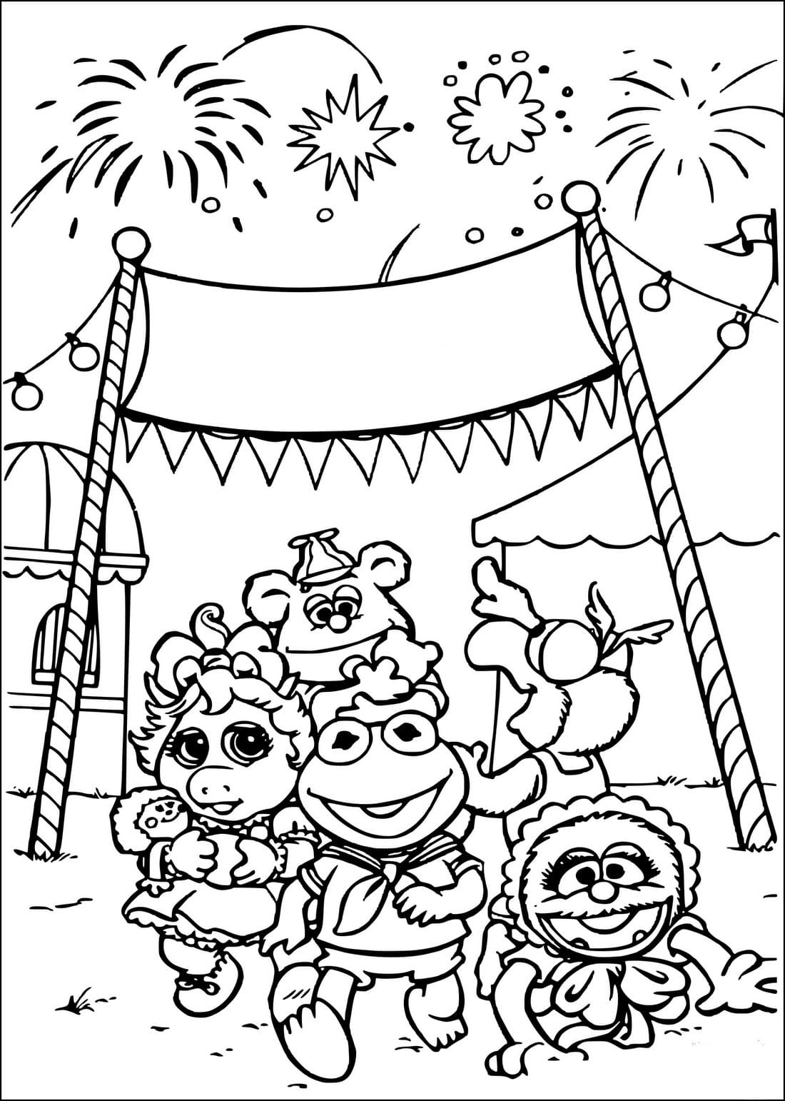 Dibujos De Muppet Babies Para Colorear Pintar E Imprimir