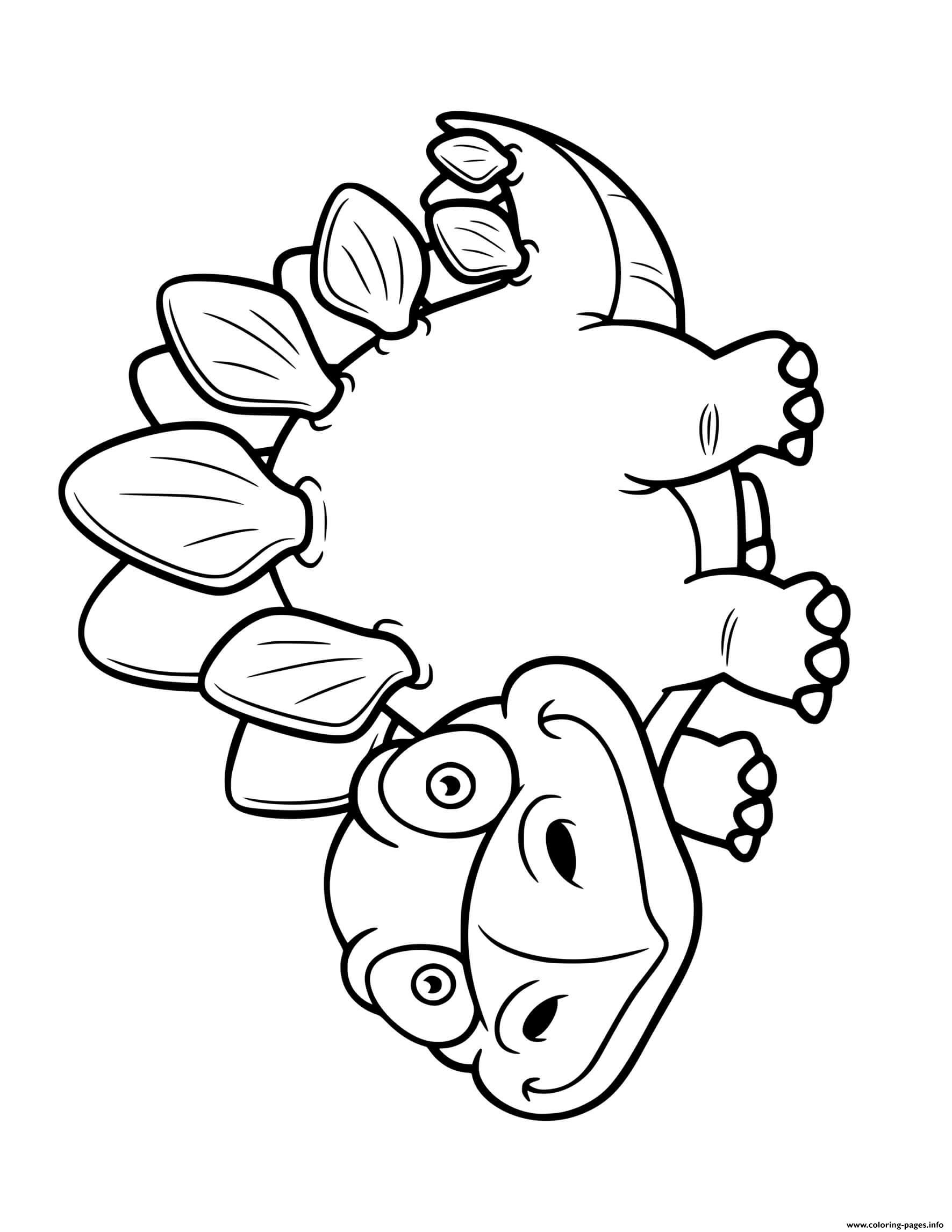 Stegosaurus Coloring Page