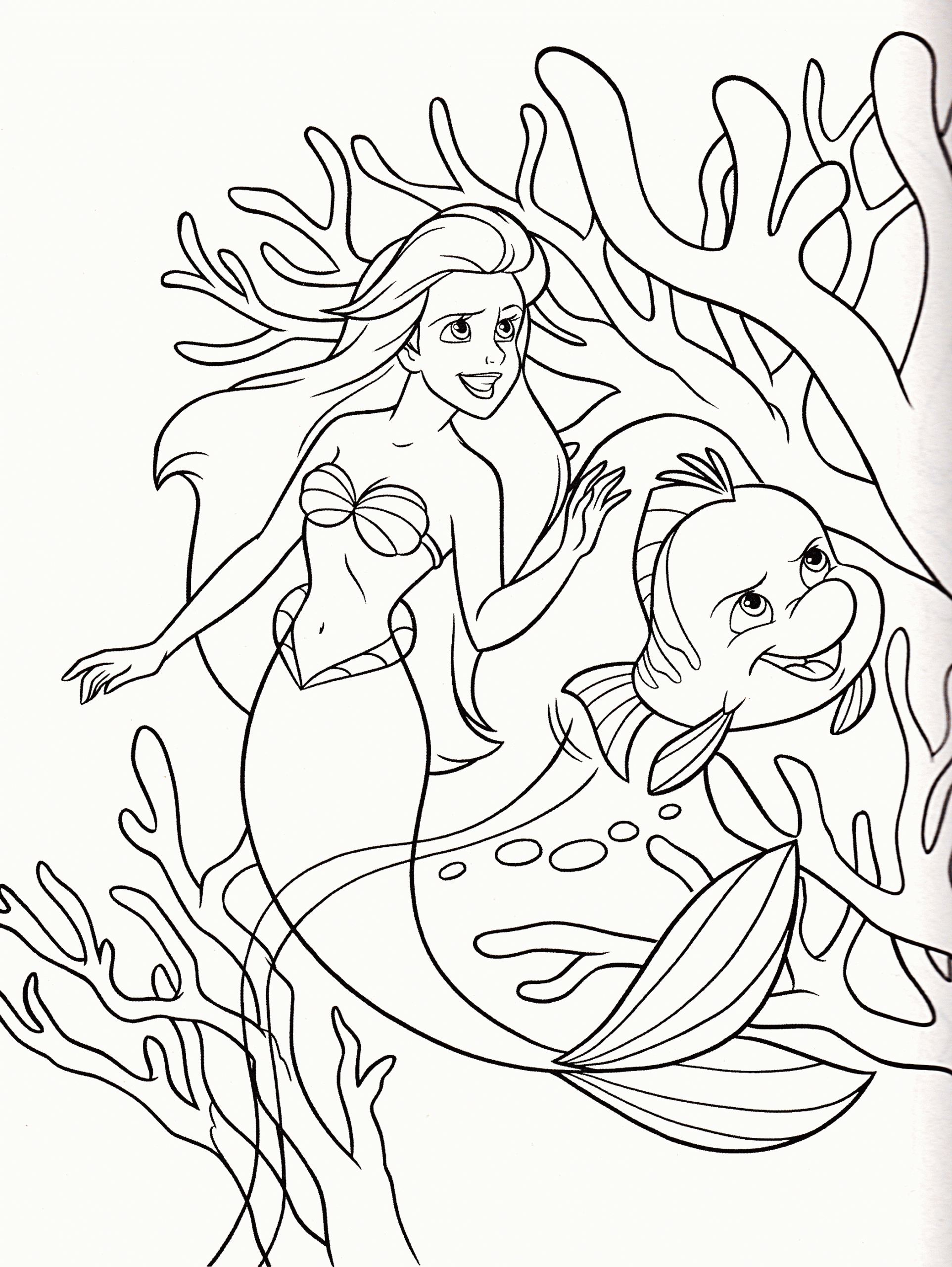 Disney Princess Characters Coloring Pages Coloring Home