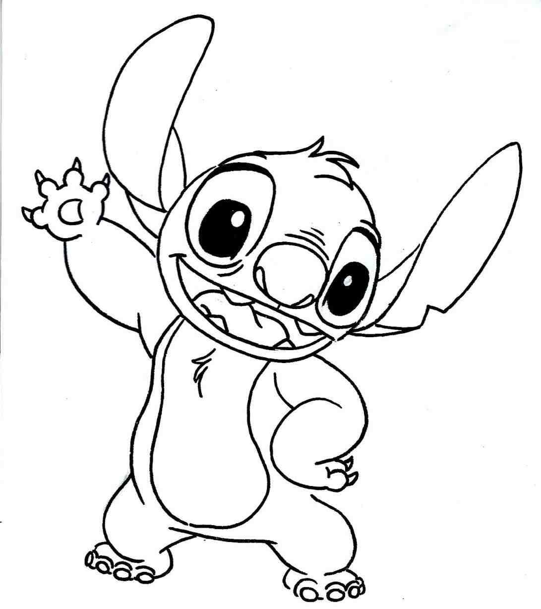 Stitch Coloring Page Printable
