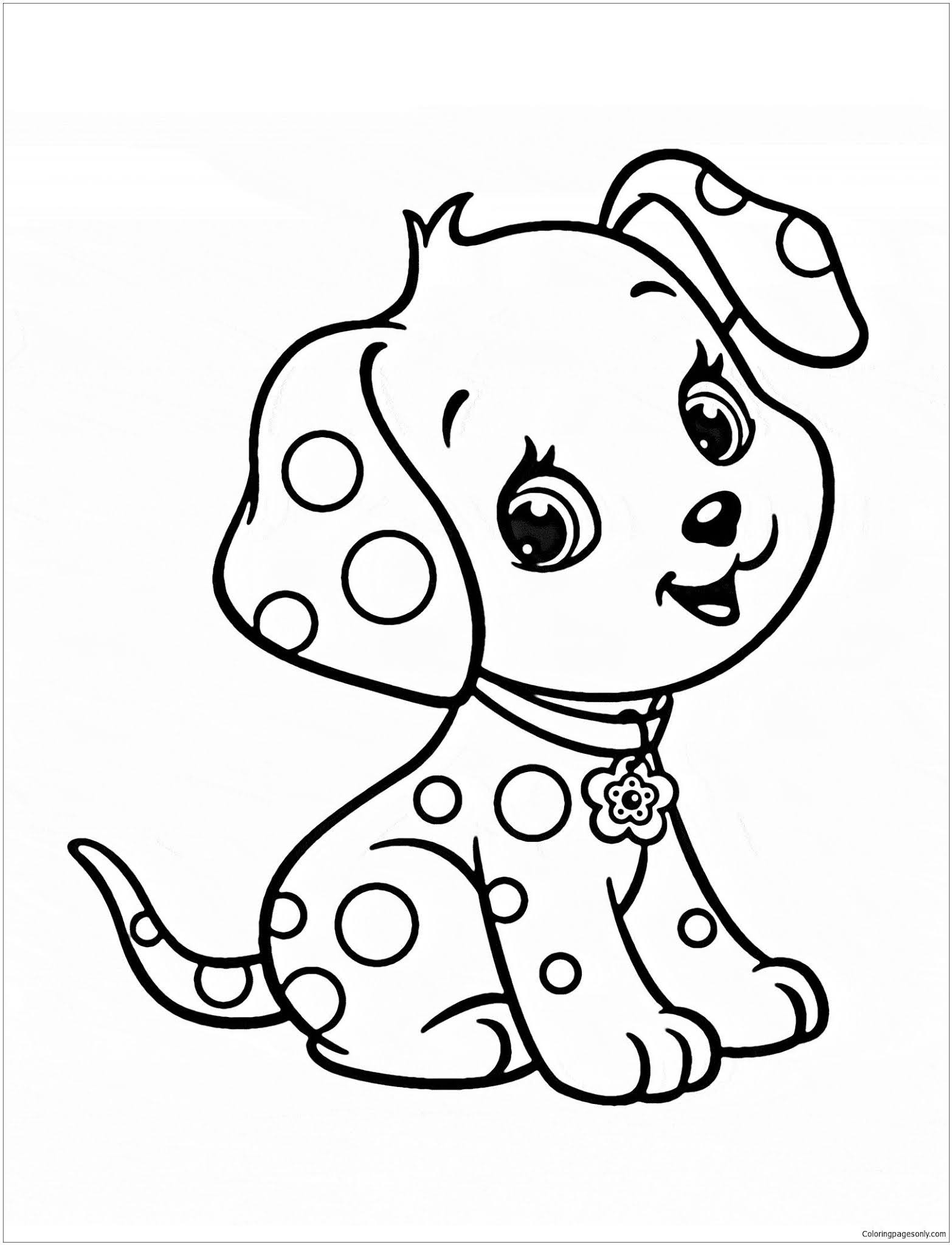 Dog Coloring Page Coloring Print