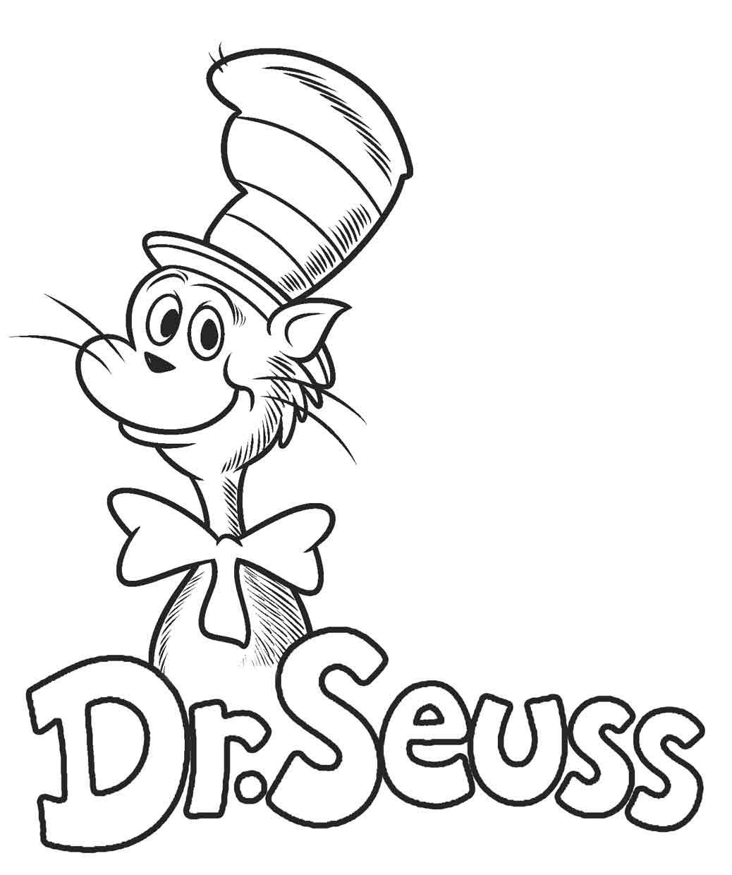 Dr Seuss S Character Coloring Page Free Printable Coloring Pages For Kids