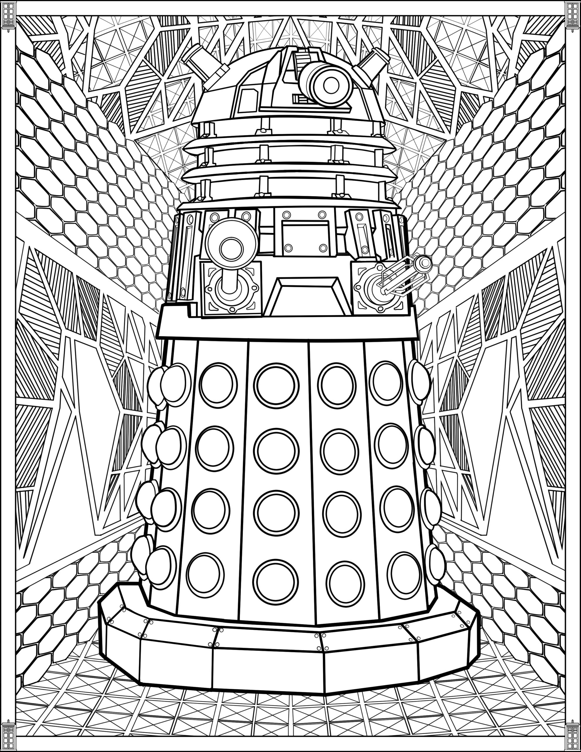 Dr Who Coloring Pages Tardis Wiki