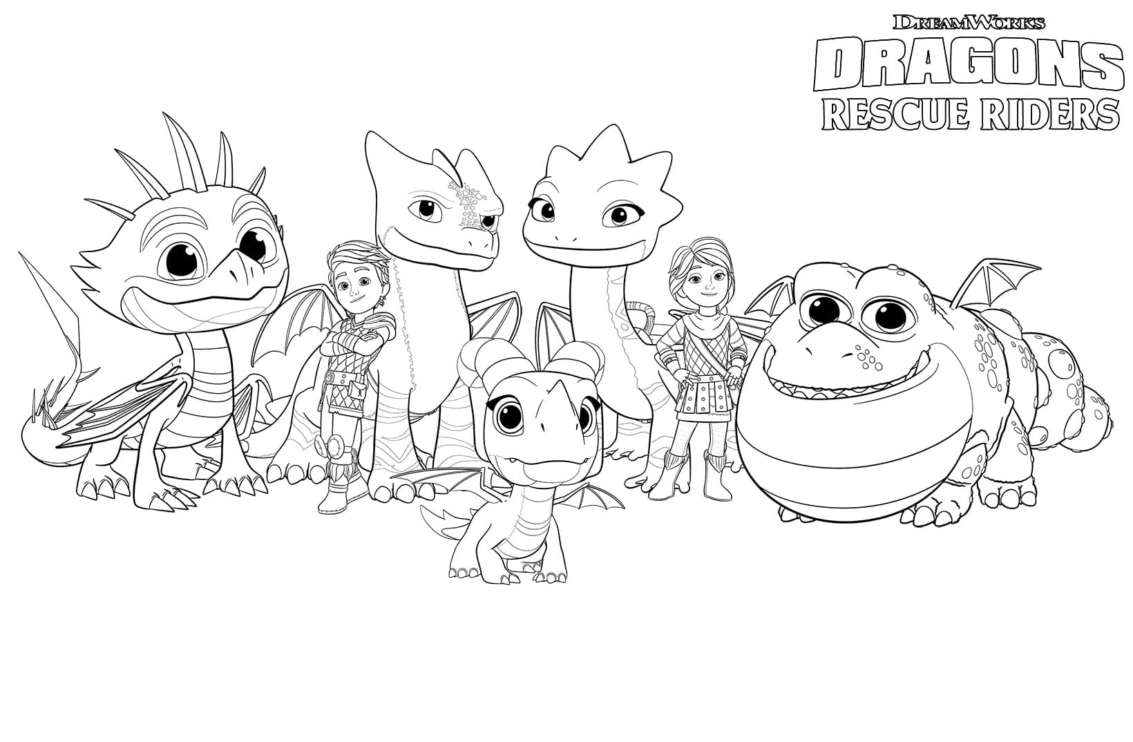 Dragons Rescue Riders Printable Coloring Page Free Printable Coloring Pages For Kids