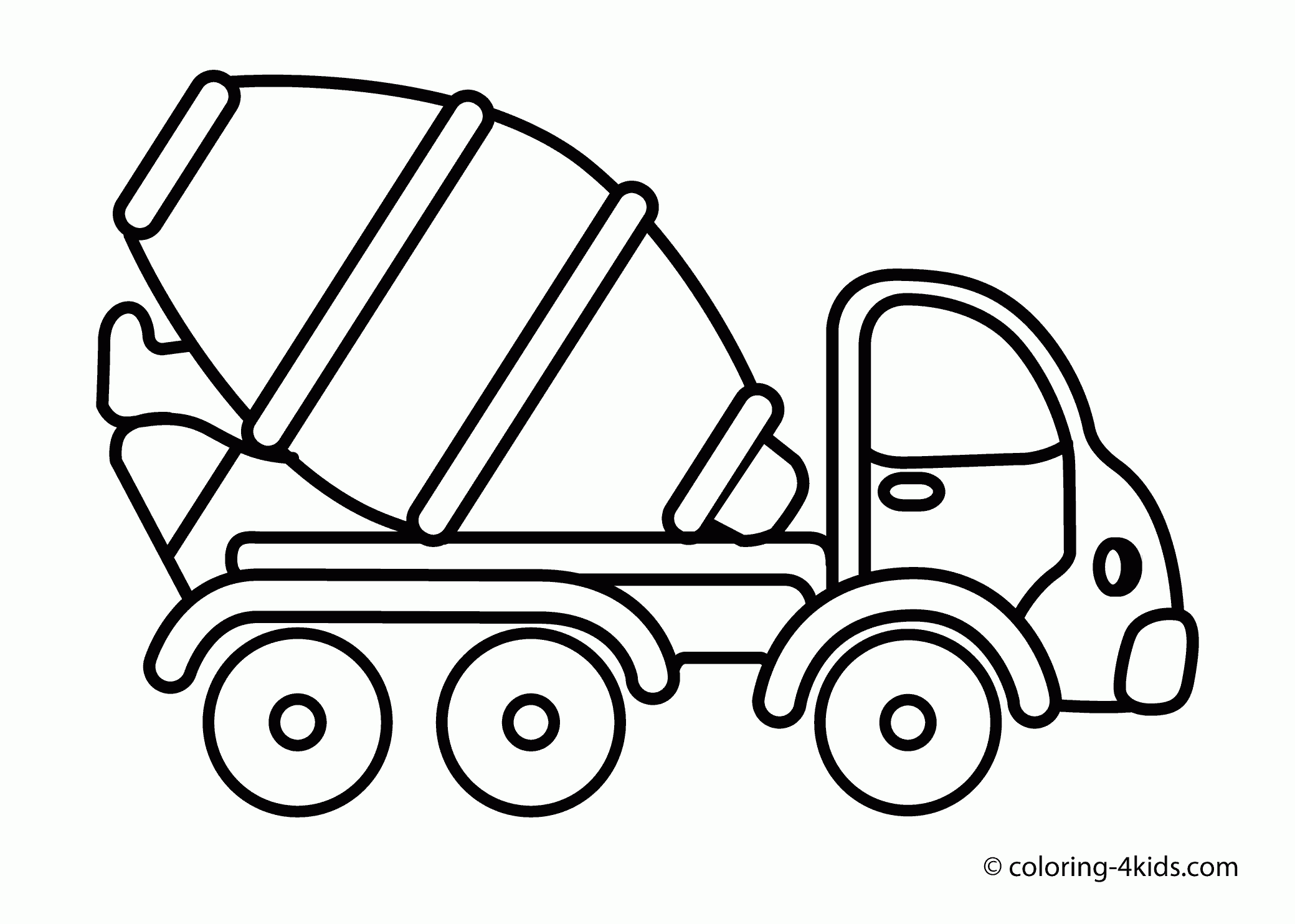Dump Truck Coloring Pages To Download And Print For Free