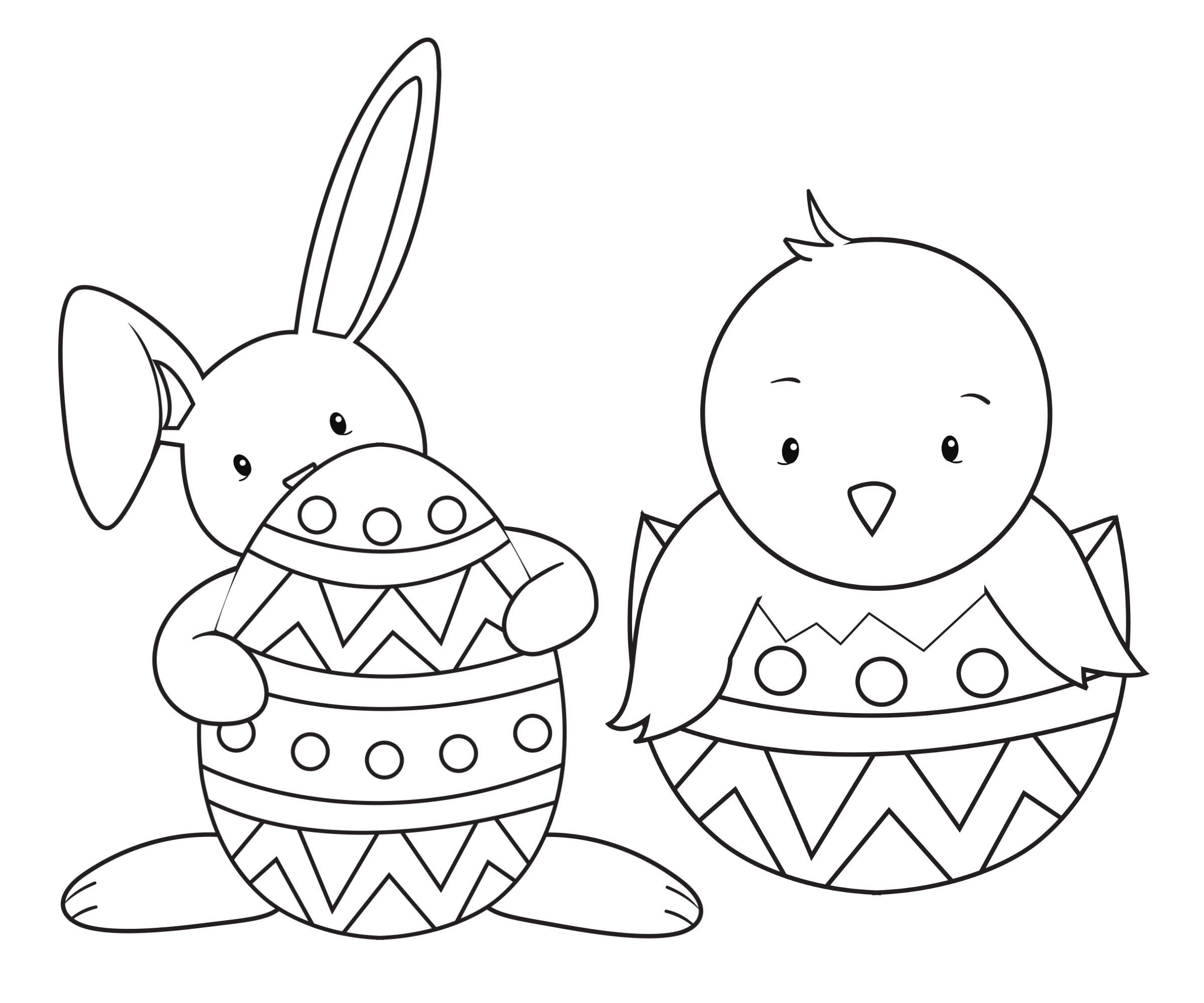 Easter Coloring Pages Crazy Little Projects
