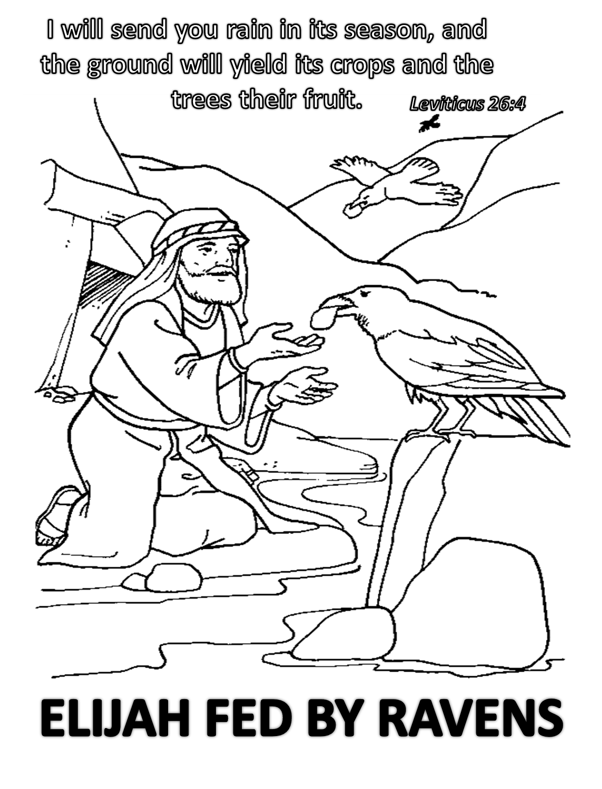 Elijah Activity Sheets