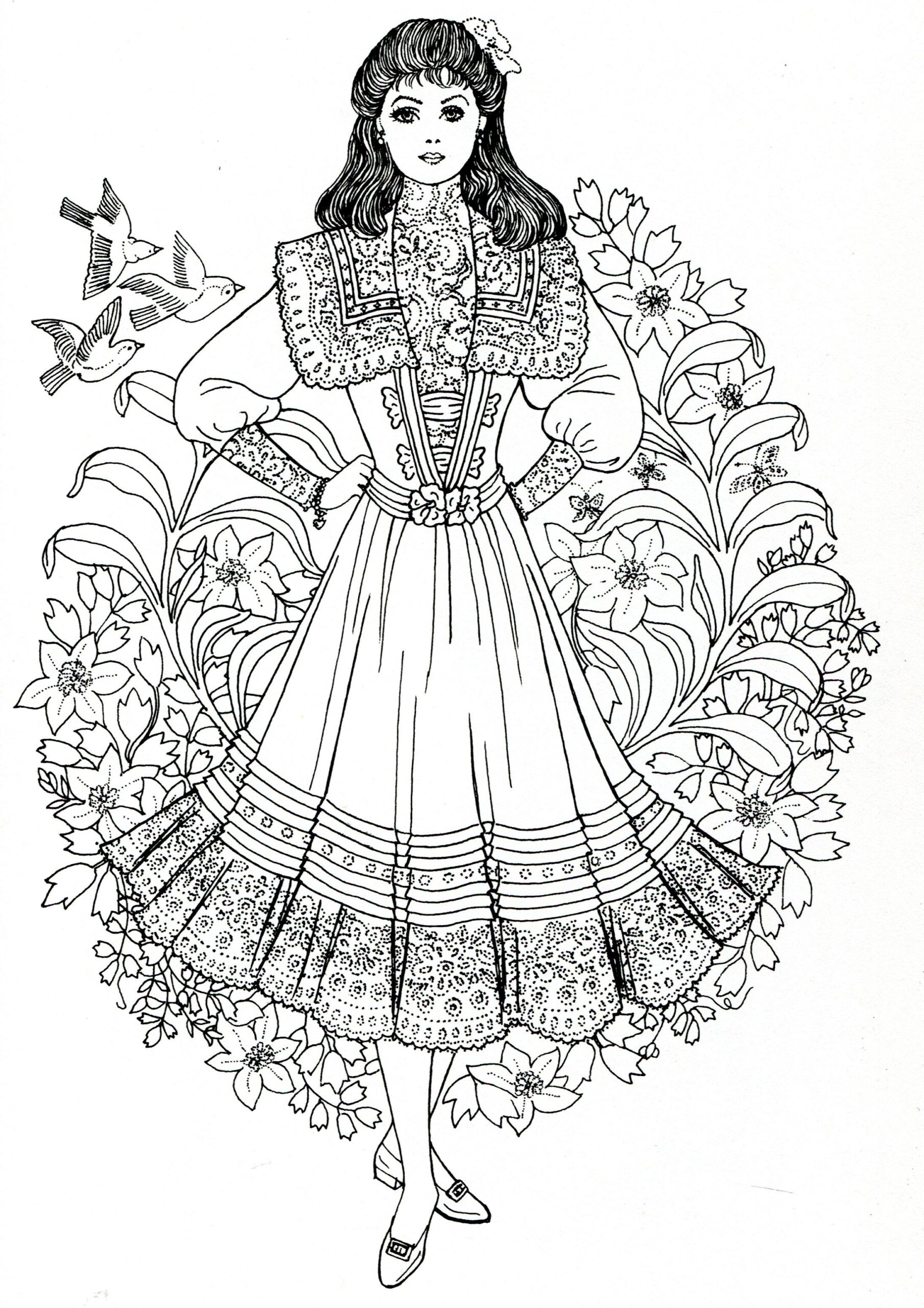 Fashion Coloring Coloring Pages