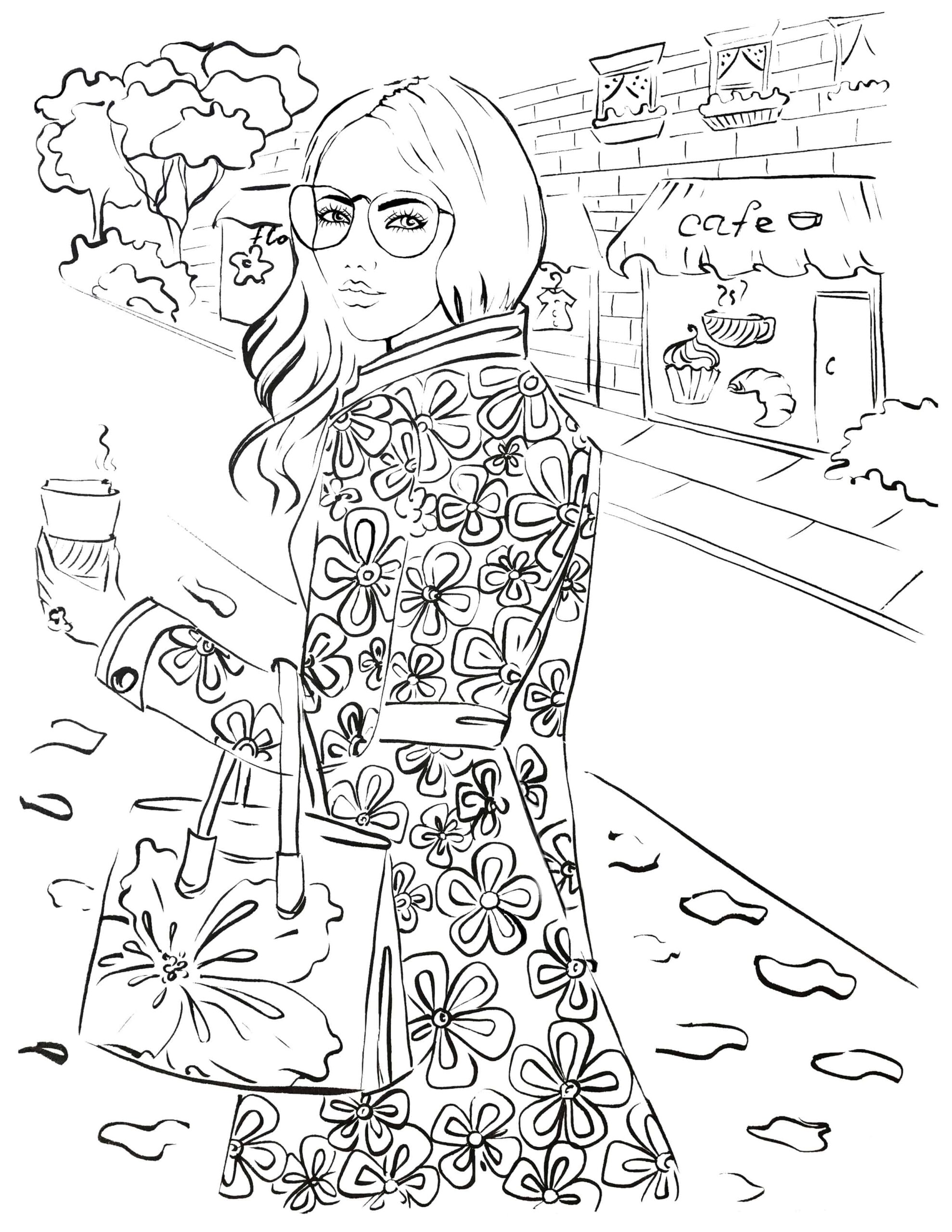 Fashion Coloring Pages
