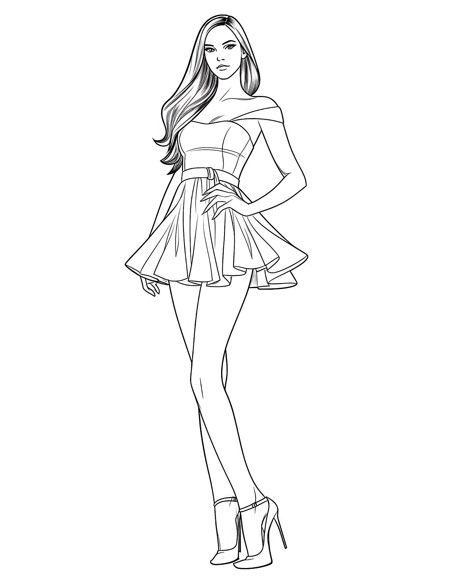 Fashion Coloring Pages To Print
