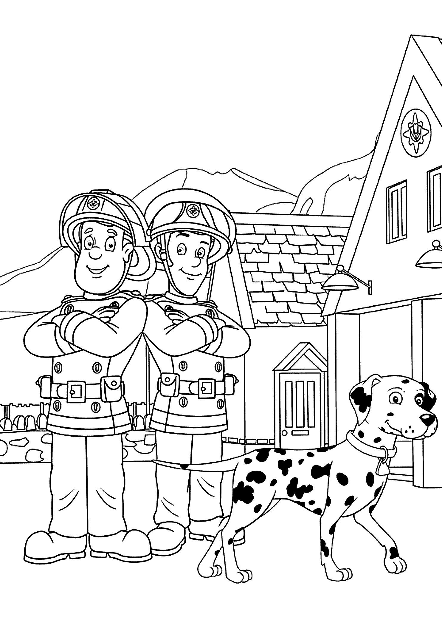 Fireman Sam Coloring Pages Best Coloring Pages For Kids