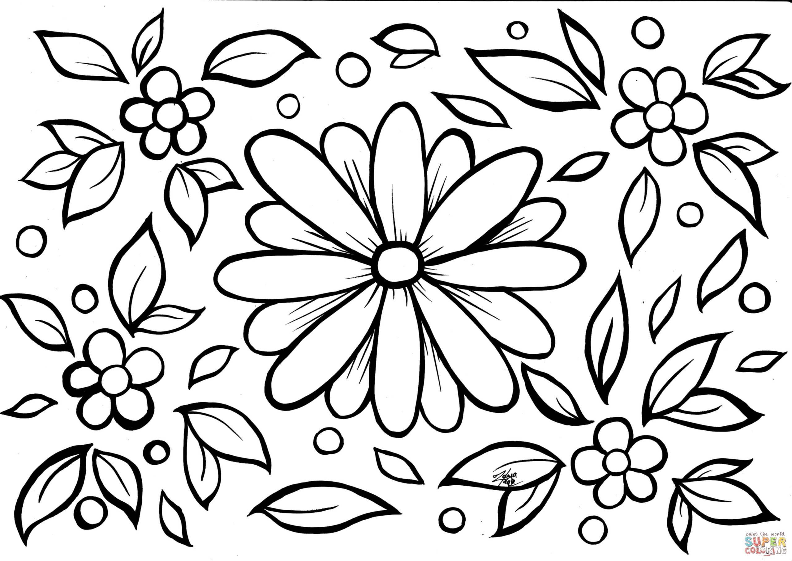 Coloring Pages Flowers
