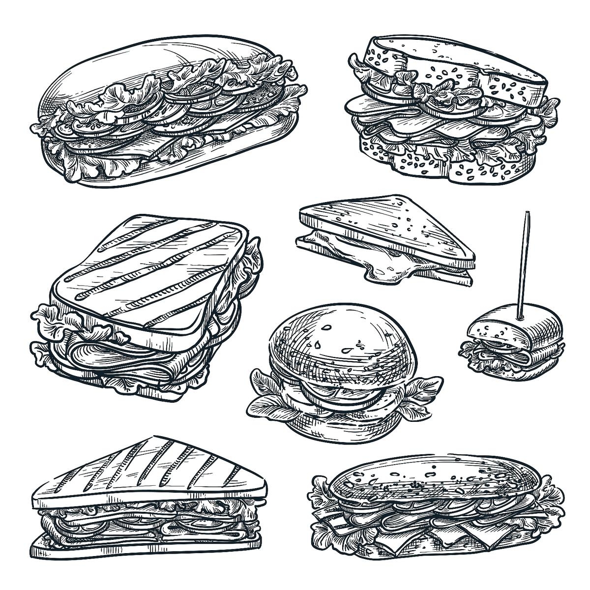Food Coloring Pages 20 Free Printable Coloring Pages Of Food That Will Make Your Stomach Growl