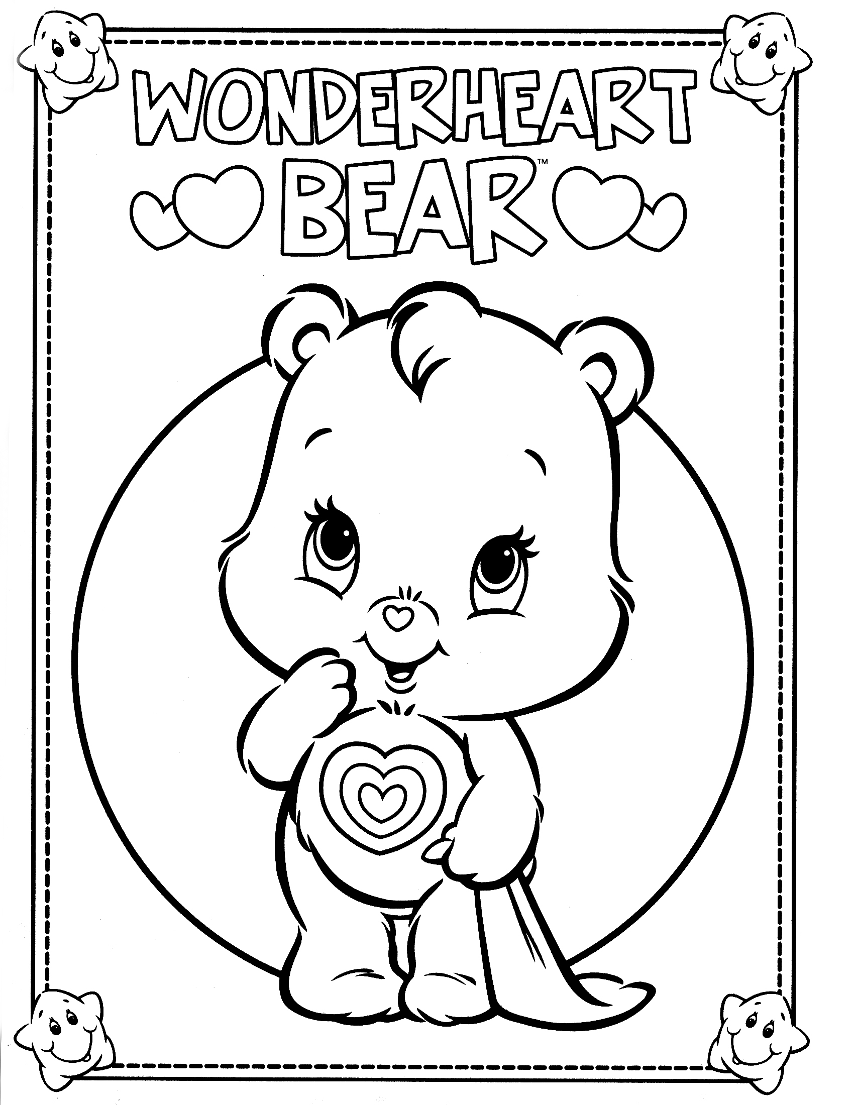 Free Care Bear Coloring Pages At GetDrawings Free Download