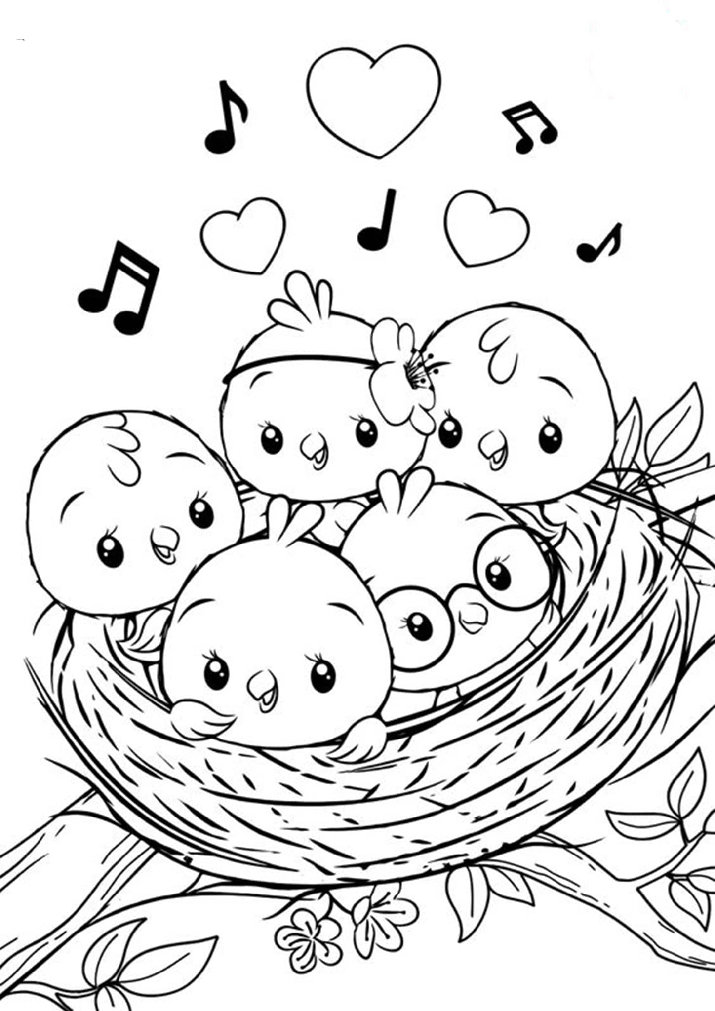 Free Easy To Print Bird Coloring Pages Tulamama