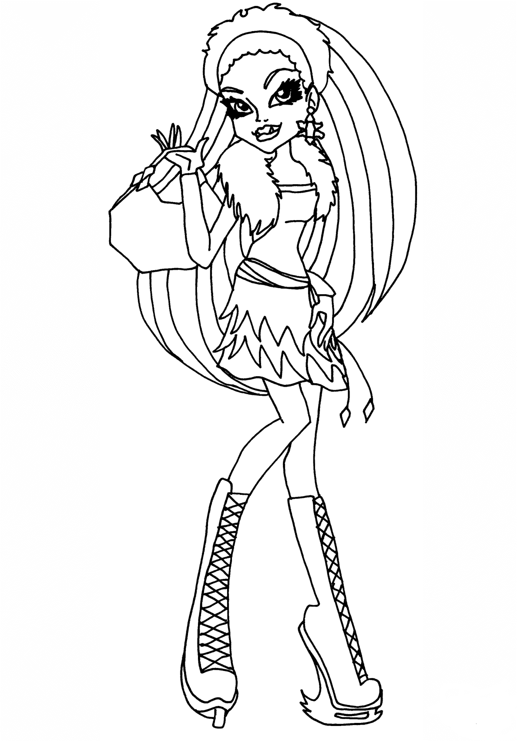 Free Monster High Coloring Pages To Print For Kids