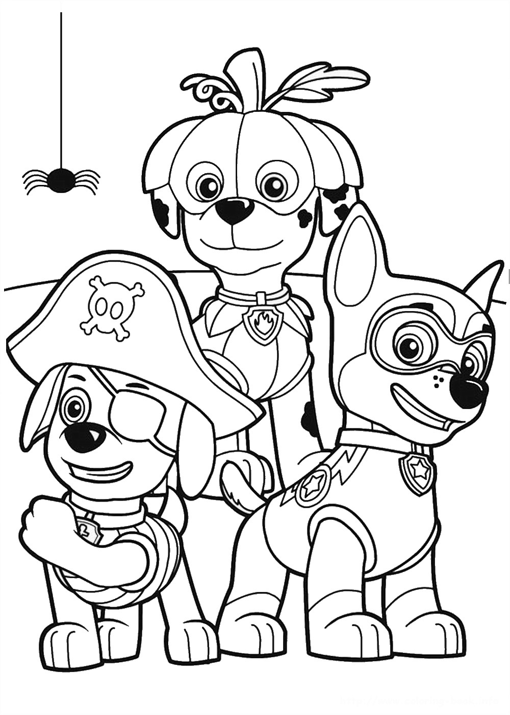 Free Nick Jr Paw Patrol Coloring Pages