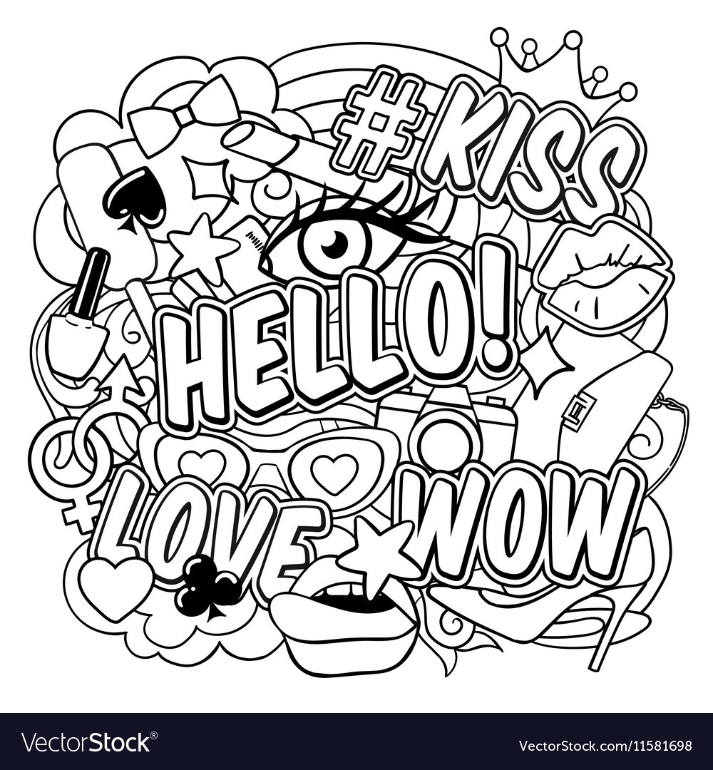 Free Pop Art Coloring Pages