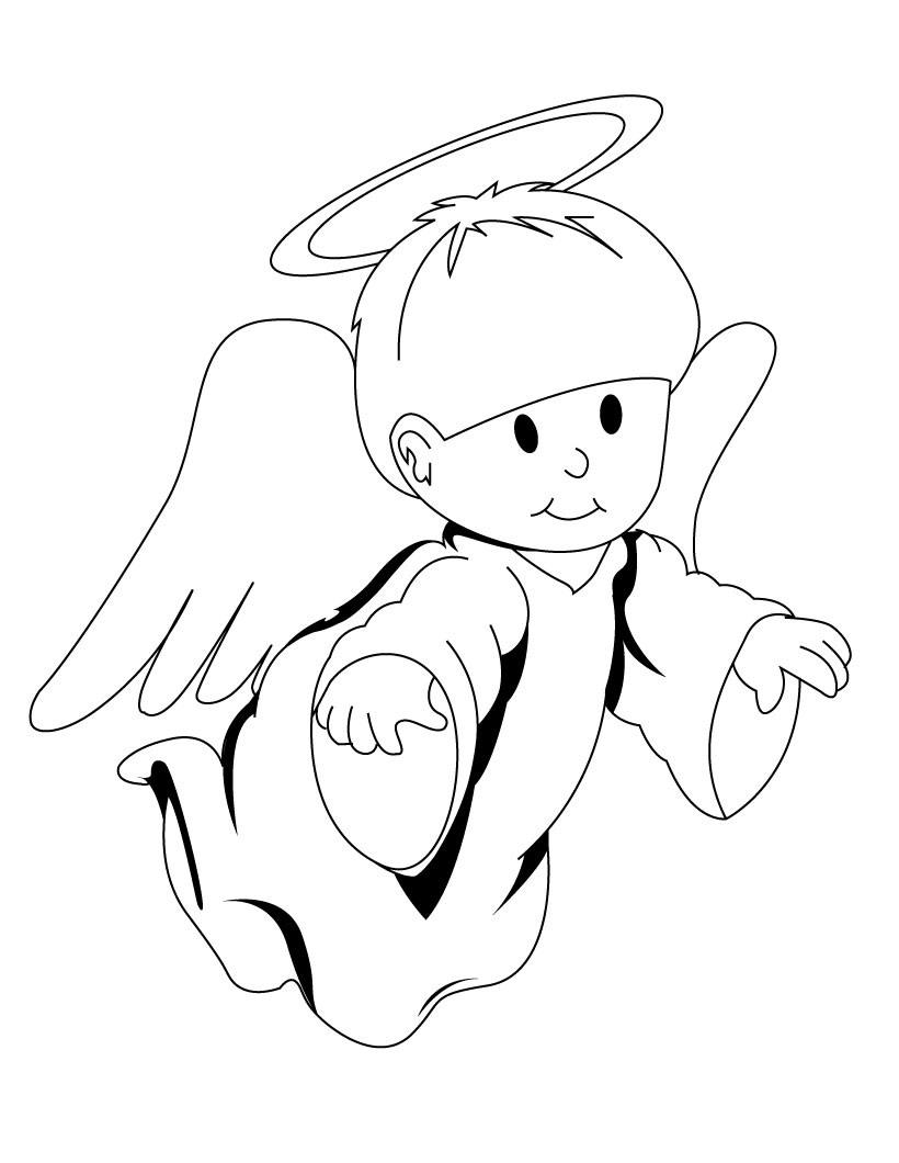 Angel Coloring Pages Printable