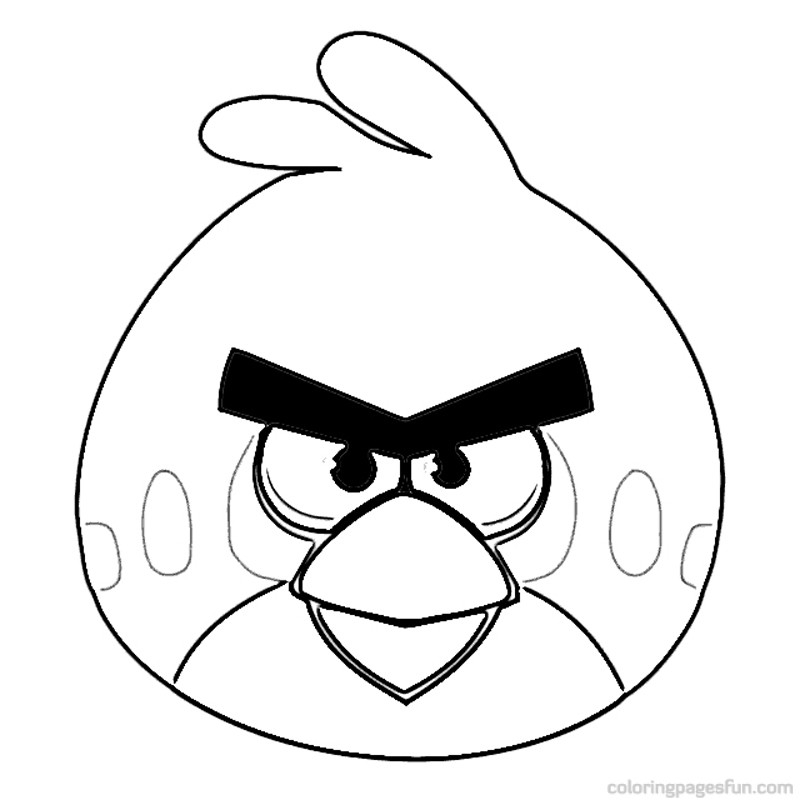 Angry Bird Coloring Pages Printable