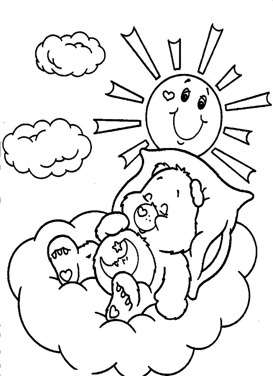 Care Bear Coloring Pages Full