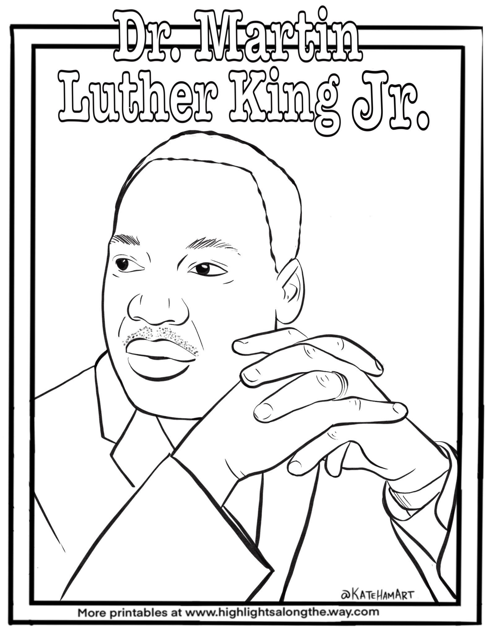 Mlk Coloring Pages