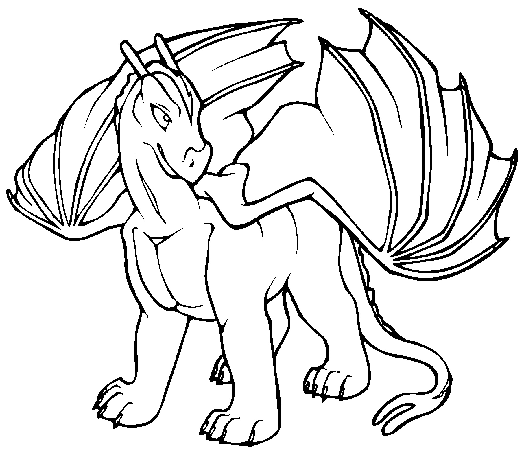 Coloring Pages Dragon