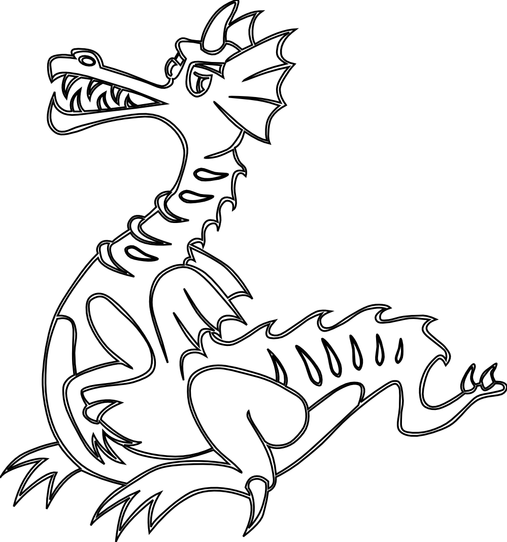 Dragon Coloring Pages For Kids