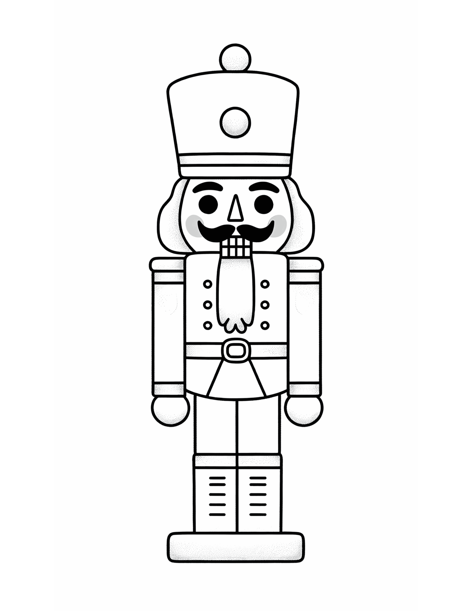 Free Printable Festive March Nutcracker Coloring Page For Kids And Adults