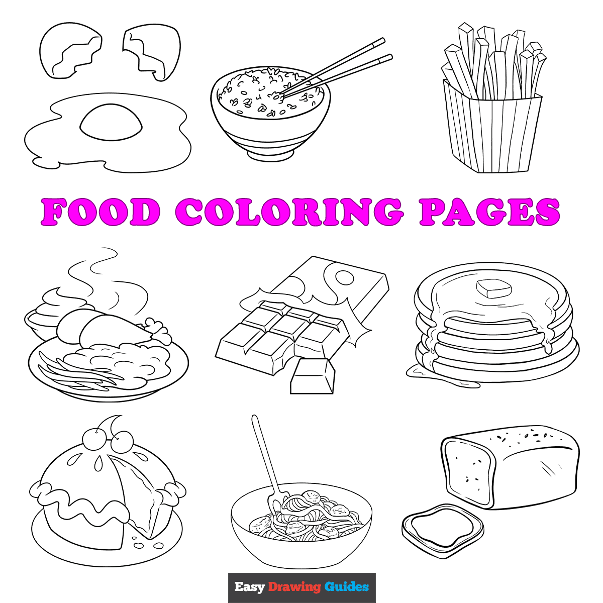 Free Printable Food Coloring Pages For Kids