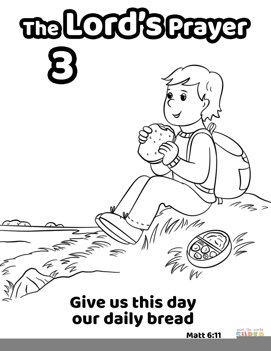 Free Printable Lord S Prayer Coloring Pages Free Printable