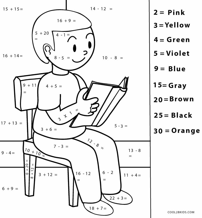 Math Coloring Pages