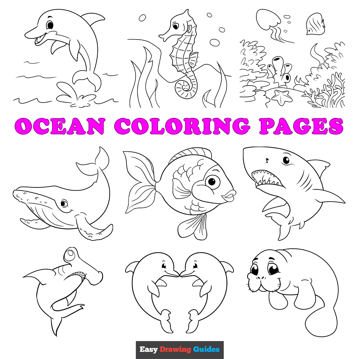 Free Printable Ocean Coloring Pages For Kids