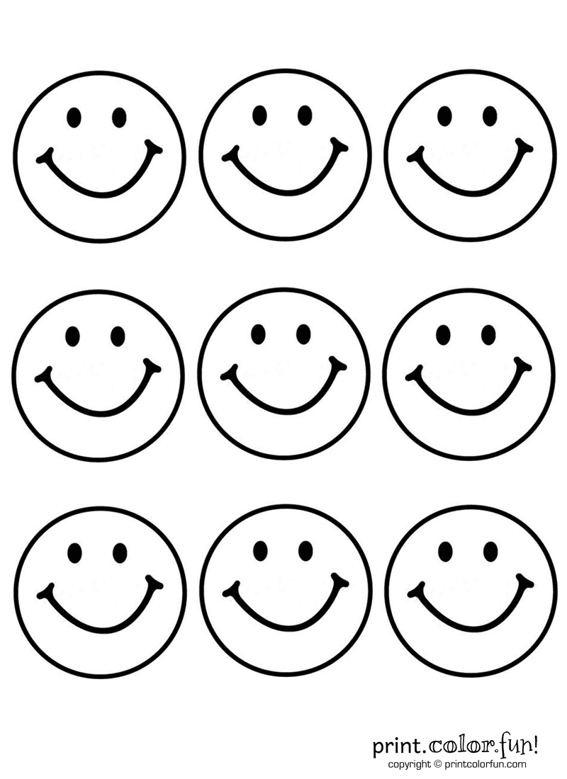 Smile Coloring Page Printable