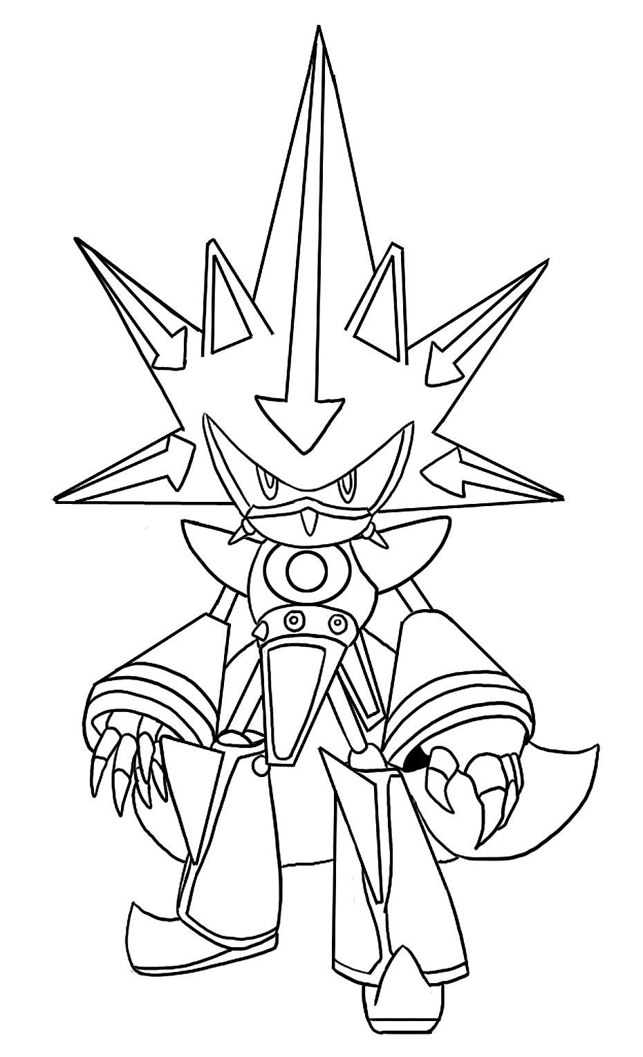 Super Sonic Coloring Pages